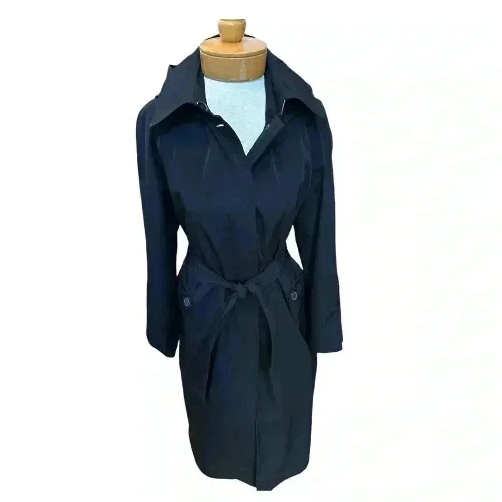 London Fog Black Trench Coat
